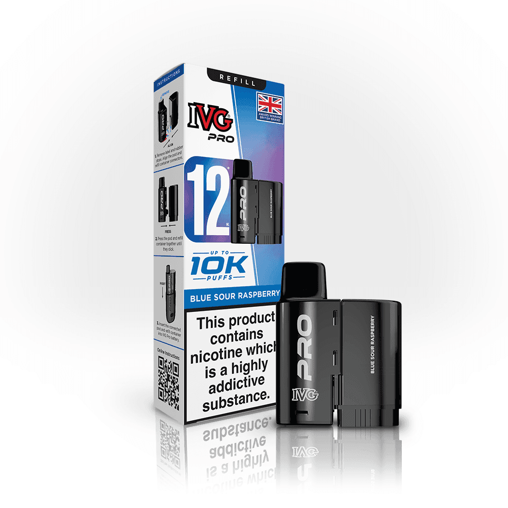 IVG Pro 12 Pods - Blue Sour Raspberry - Pack of 5