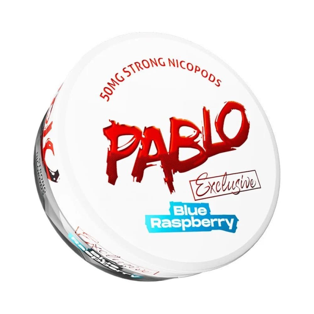 Pablo Exclusive Nicotine Pouches Blue Raspberry - 30mg - 10Packs
