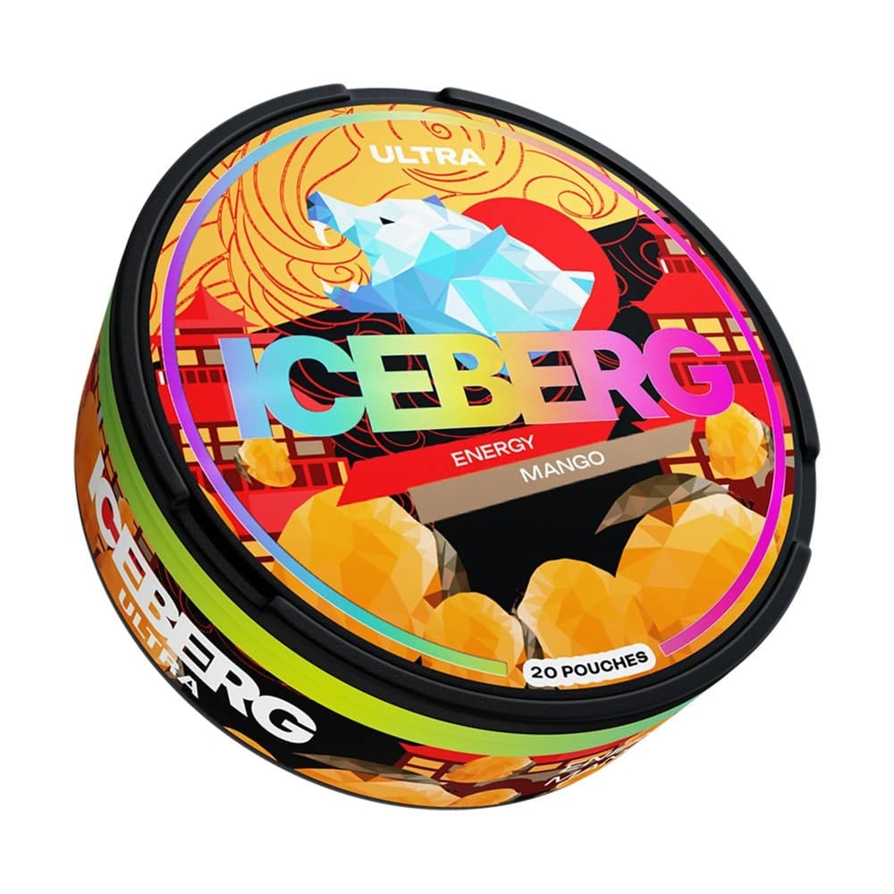 Iceberg  Nicotine Pouches Energy Mango  - 30mg - 10Packs