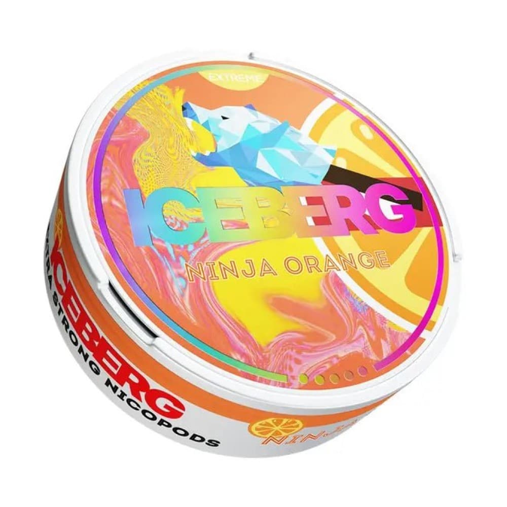 Iceberg Nicotine Pouches Ninja Orange  - 30mg - 10Packs