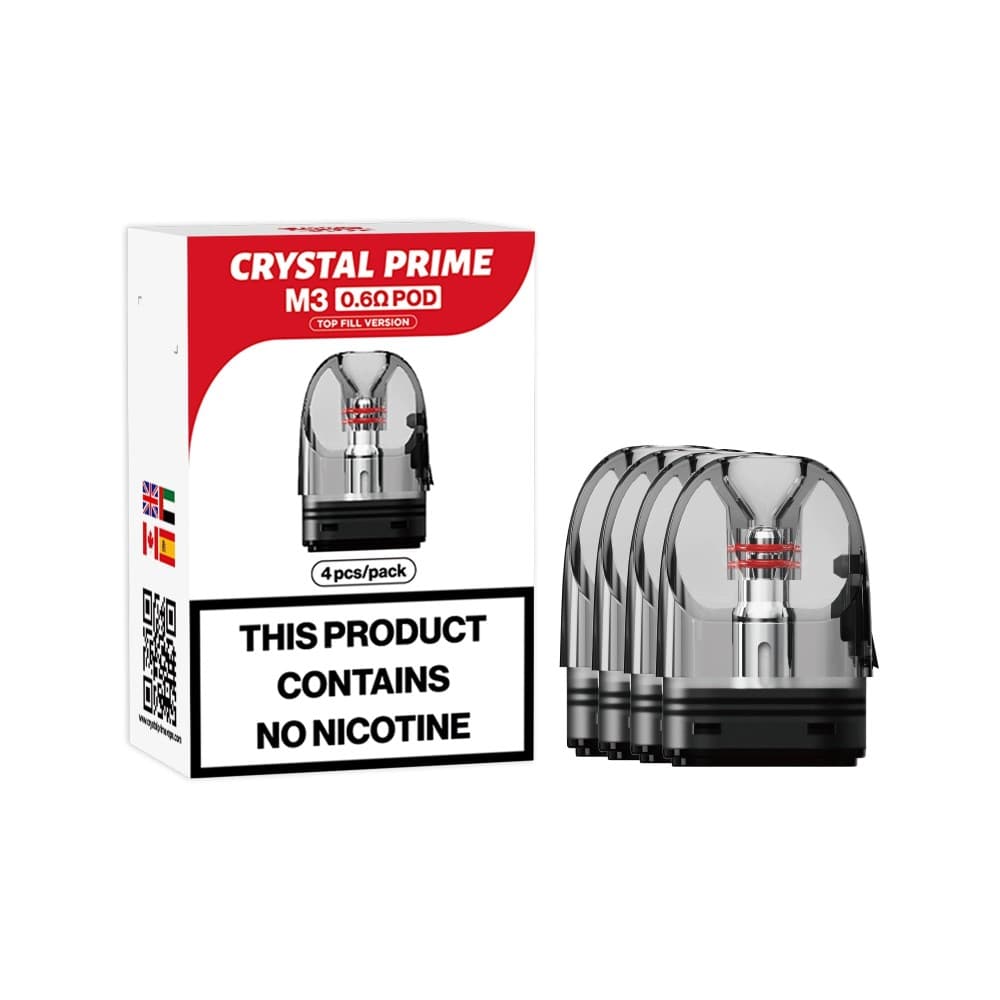 Crystal Prime Smart M3 Pods 0.6 ohm - Pack of 4