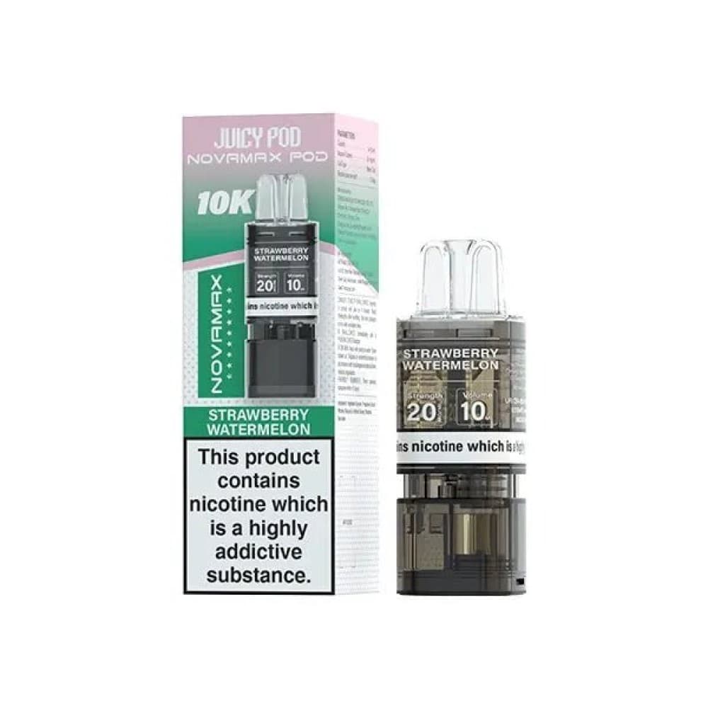 Juicy Pod Novamax 10k Pods - Strawberry Watermelon - 5Packs