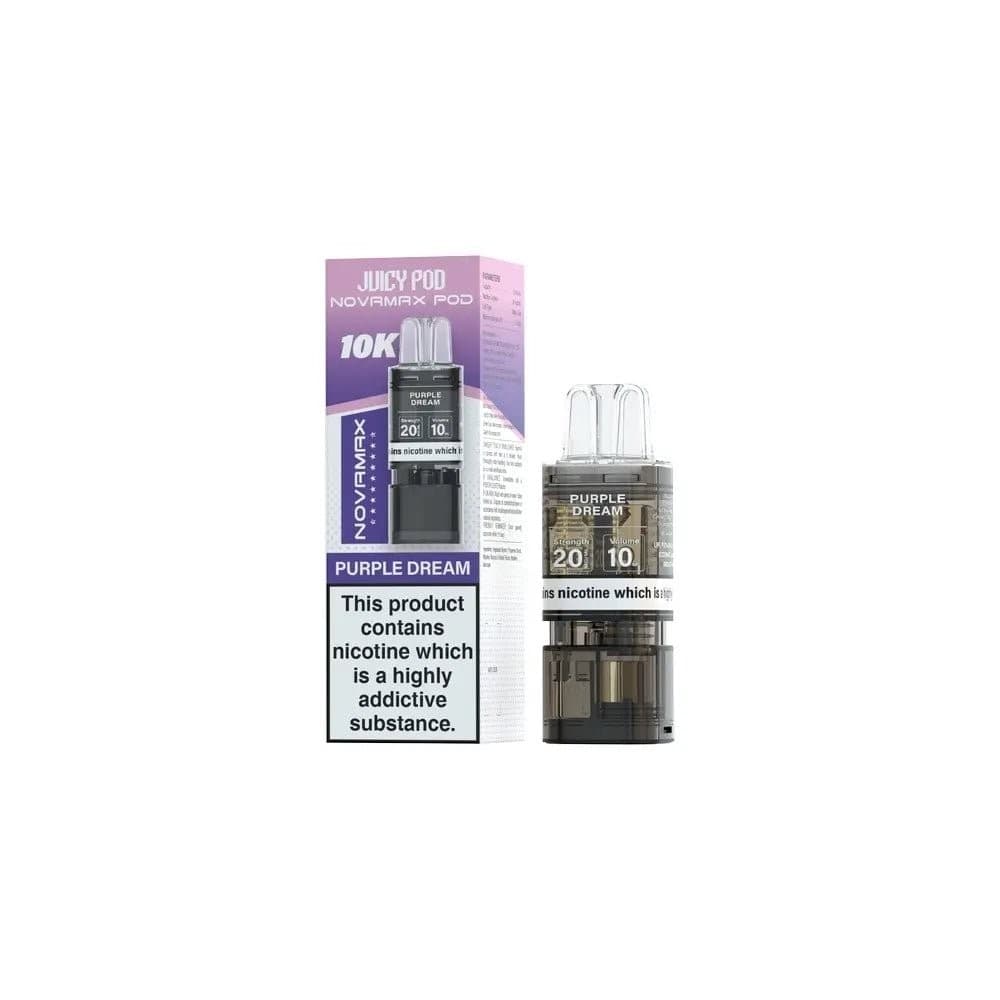Juicy Pod Novamax 10k Kit - Purple Dream - 5Packs