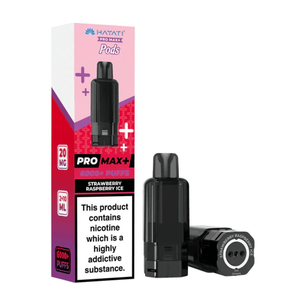 Hayati Pro Max Plus 6K Pods - Strawberry Raspberry Ice