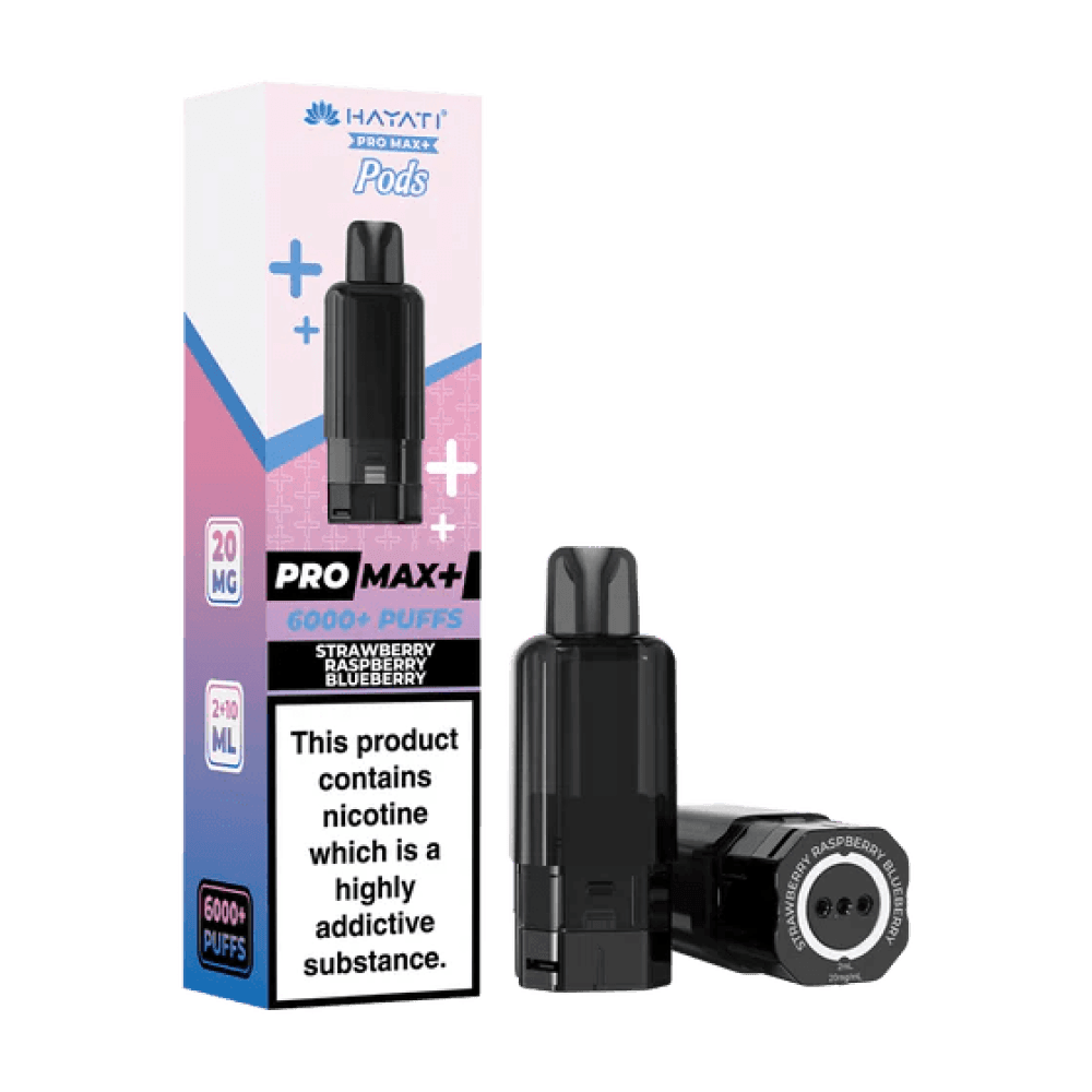 Hayati Pro Max Plus 6K Pods - Strawberry Raspberry Blueberry