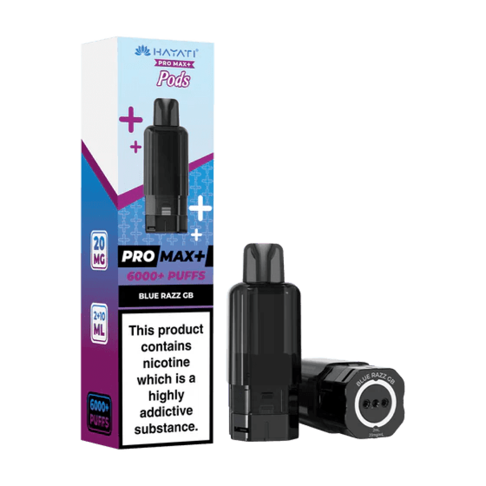 Hayati Pro Max Plus 6K Pods - Blue Razz GB