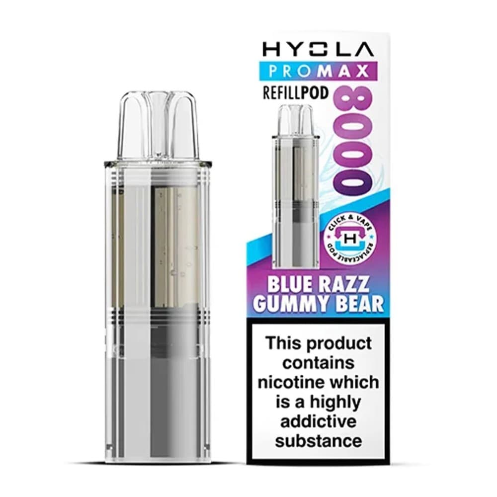 Hyola Pro Max 8000 Refill Pods - Blue Razz Gummy Bear