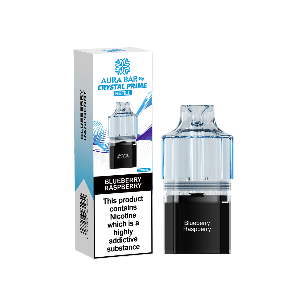 Crystal Prime 10000 Vape Pods - Blueberry Raspberry