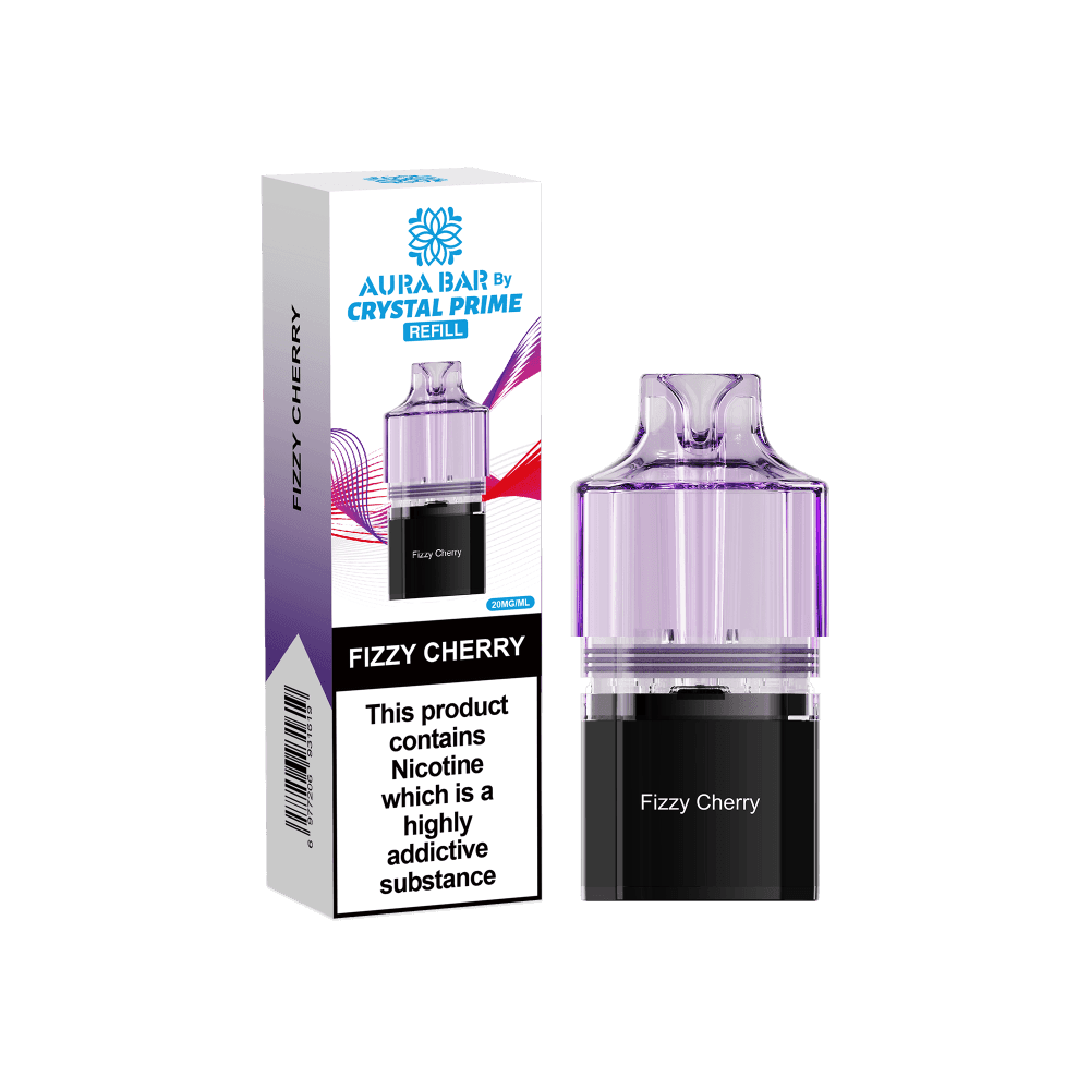 Crystal Prime 10000 Vape Pods - Fizzy Cherry
