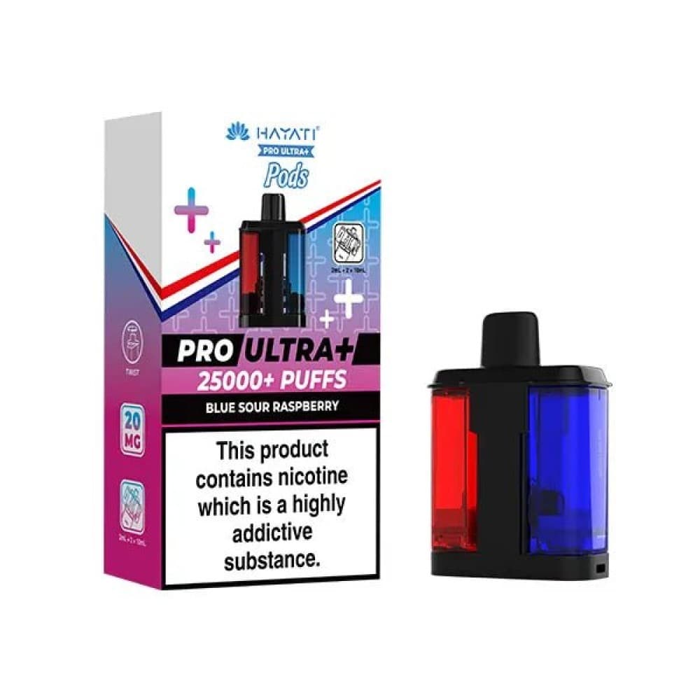 Hayati Pro Ultra Plus 25k Pods - Blue Sour Raspberry