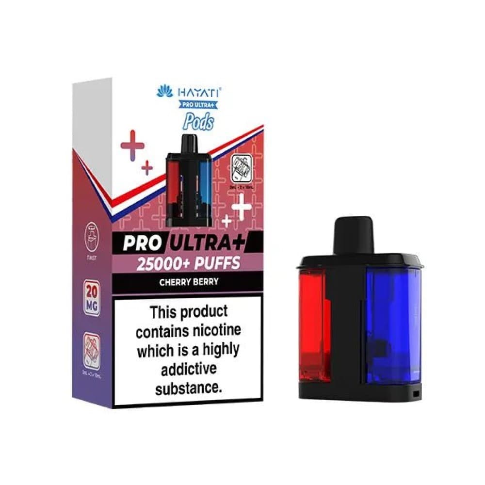 Hayati Pro Ultra Plus 25k Pods - Cherry Berry