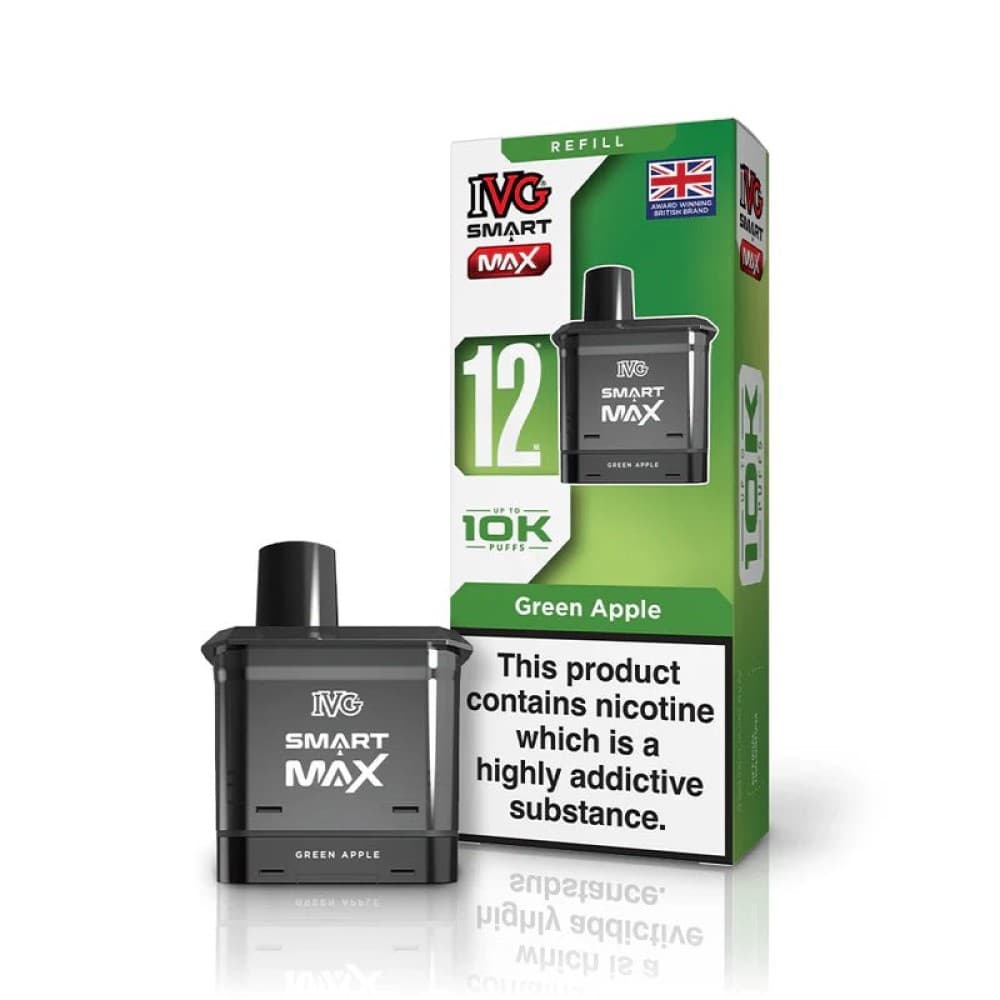 IVG Smart Max 10k Replacement Pods - Green Apple