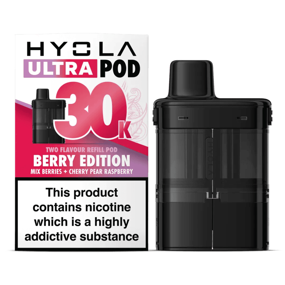 Hyola Ultra 30K Replacement Pods - Berry Edition - 5Packs