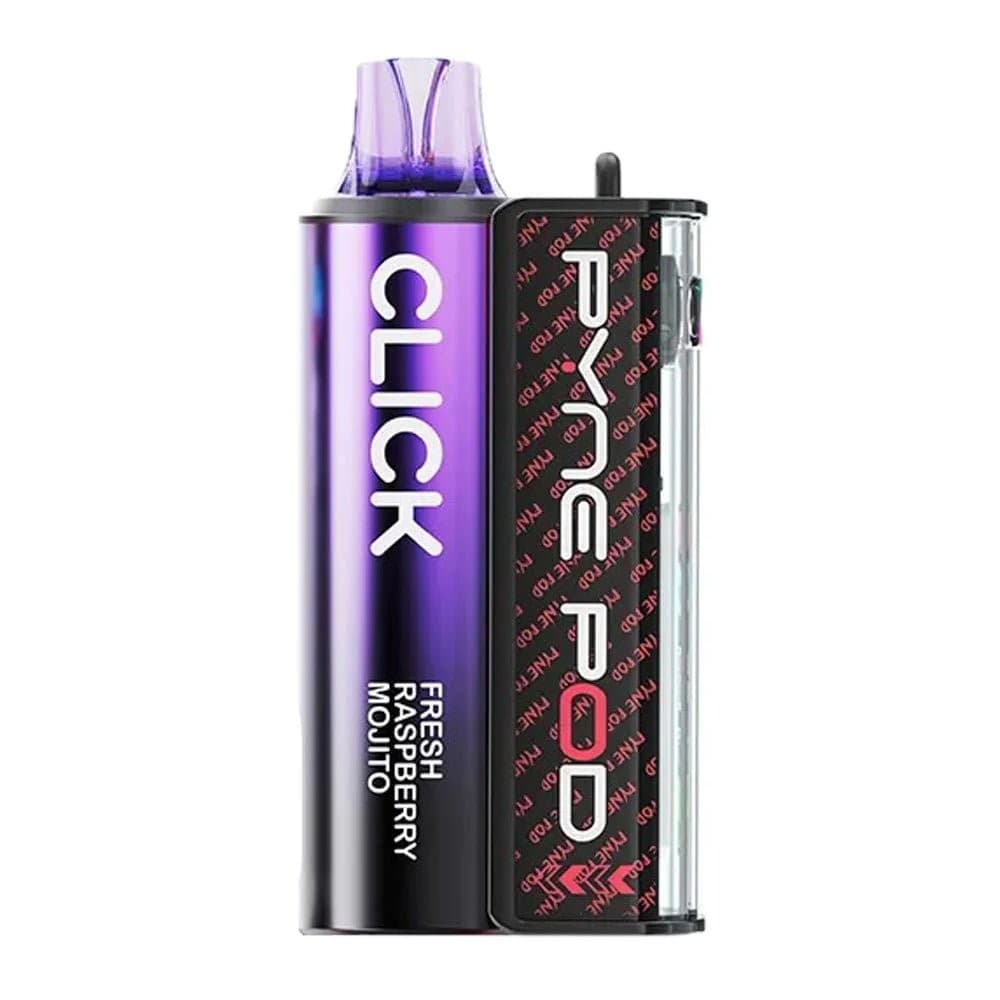 Pyne Pod Click 50k Vape - Raspberry Edition - 5Packs