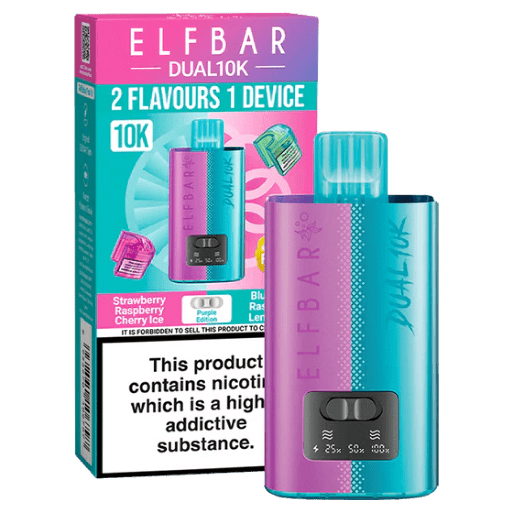 Elf Bar Dual 10k Refillable Kit - Purple Edition