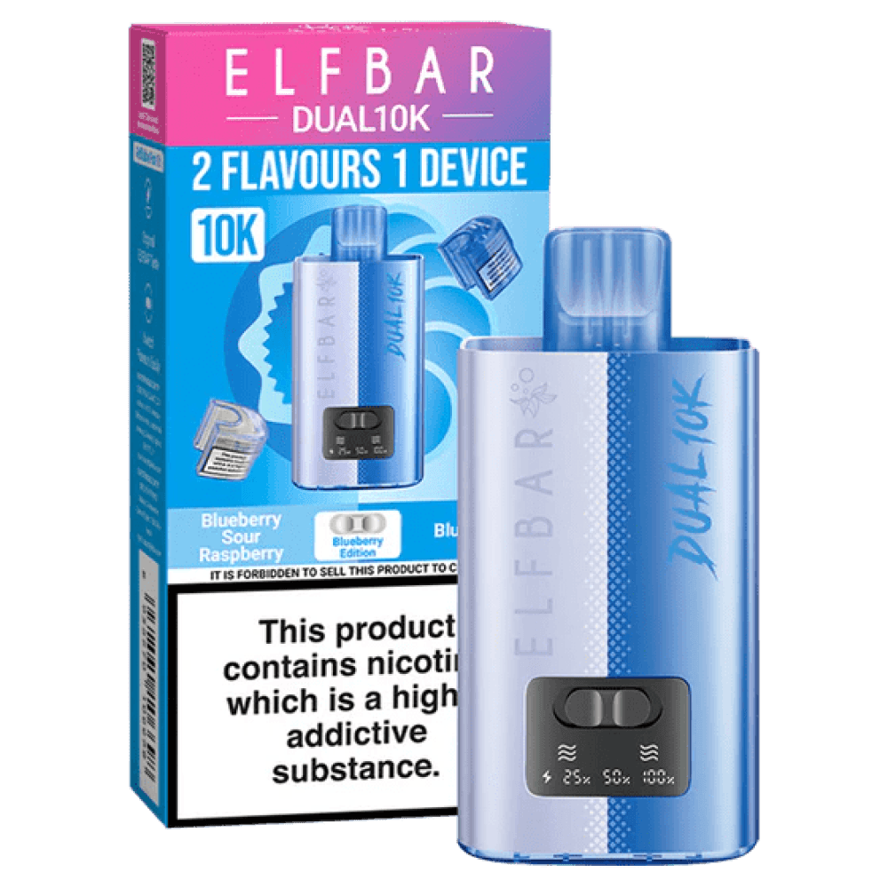 Elf Bar Dual 10k Refillable Kit - Blueberry Edition