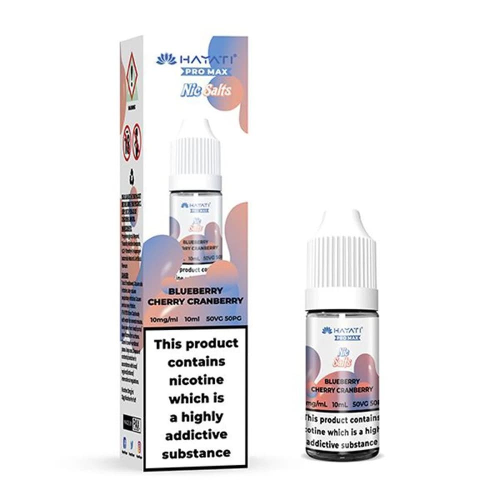 Hayati Pro Max Nic Salts E-liquids - Blueberry Cherry Cranberry