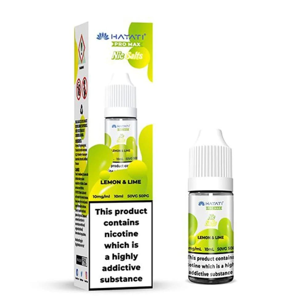 Hayati Pro Max Nic Salts E-liquids - Lemon and Lime