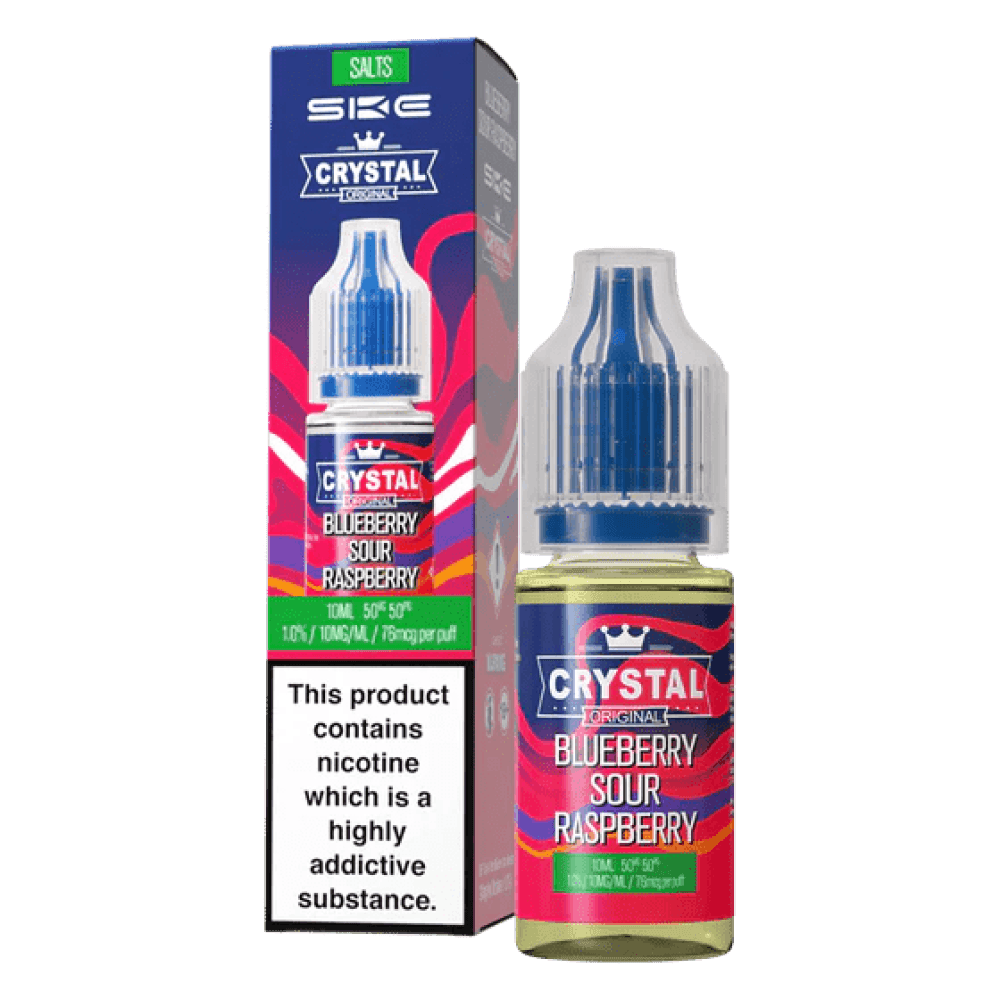 Ske Crystal Nic Salts E-liquids - Blueberry Sour Raspberry