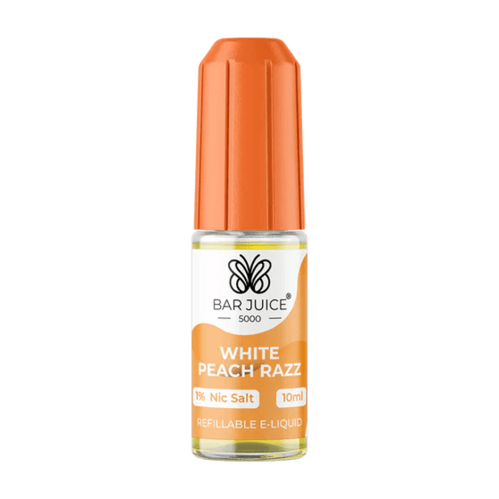 Bar Juice 5000 Nic Salts E-liquid - White Peach Razz