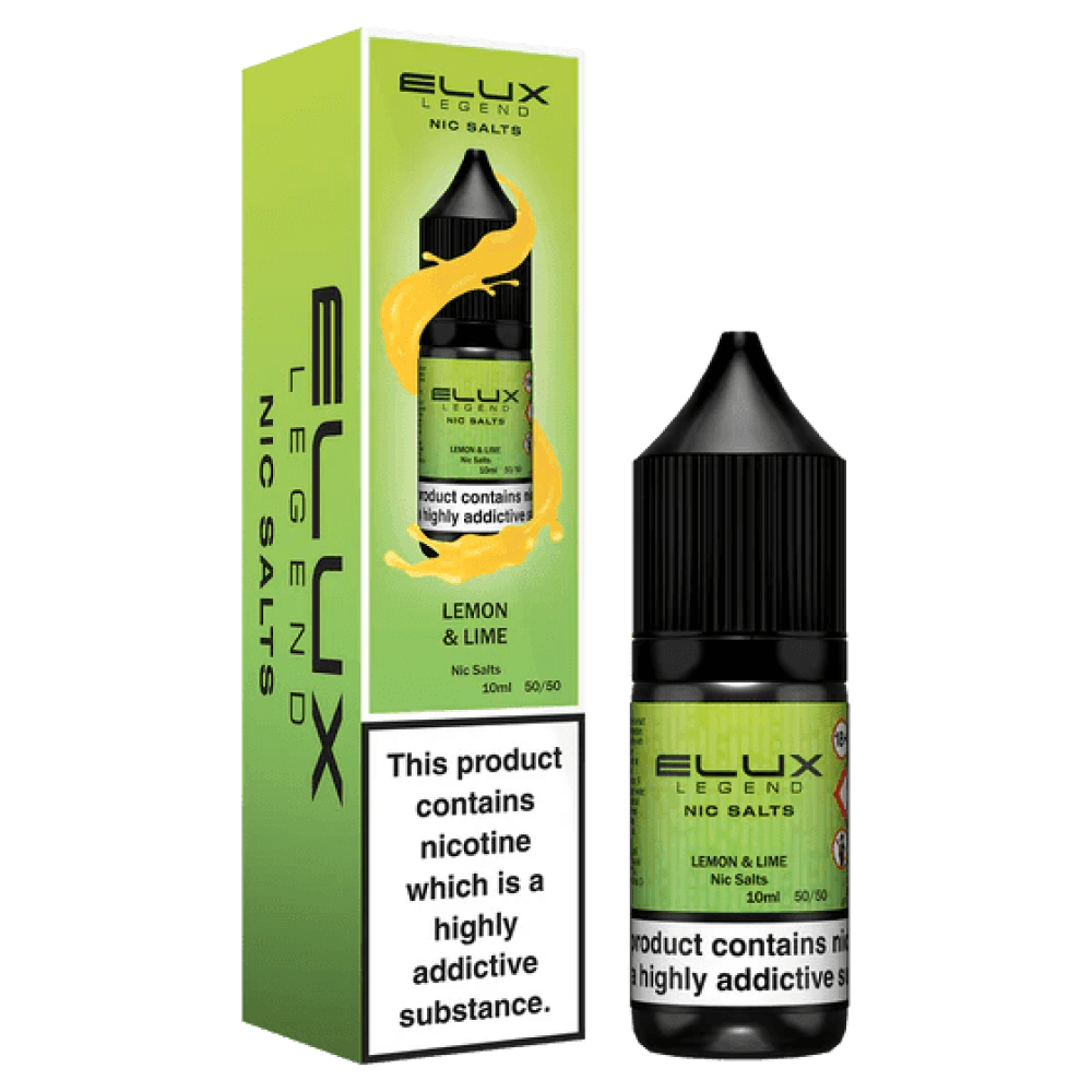Elux Legend Nic Salts Liquid - Lemon and Lime
