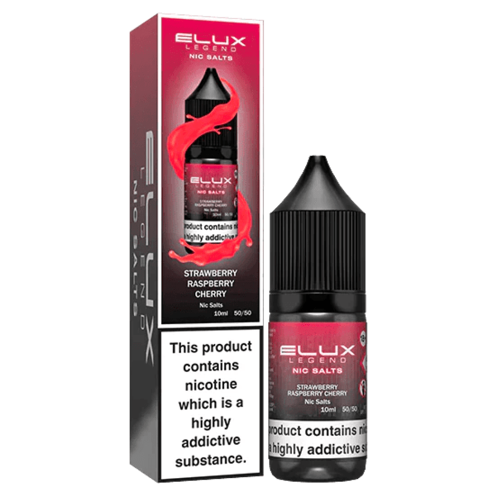 Elux Legend Nic Salts Liquid - Strawberry Raspberry Cherry