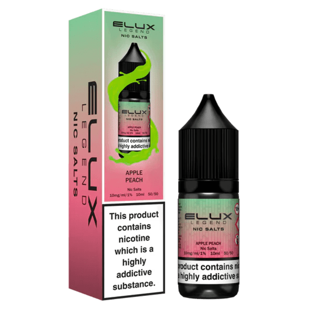 Elux Legend Nic Salts Liquid - Apple Peach