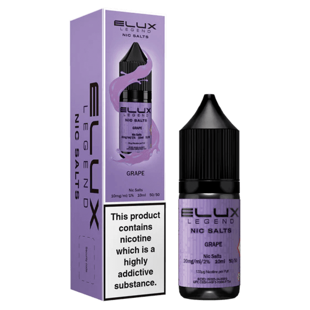 Elux Legend Nic Salts Liquid - Grape
