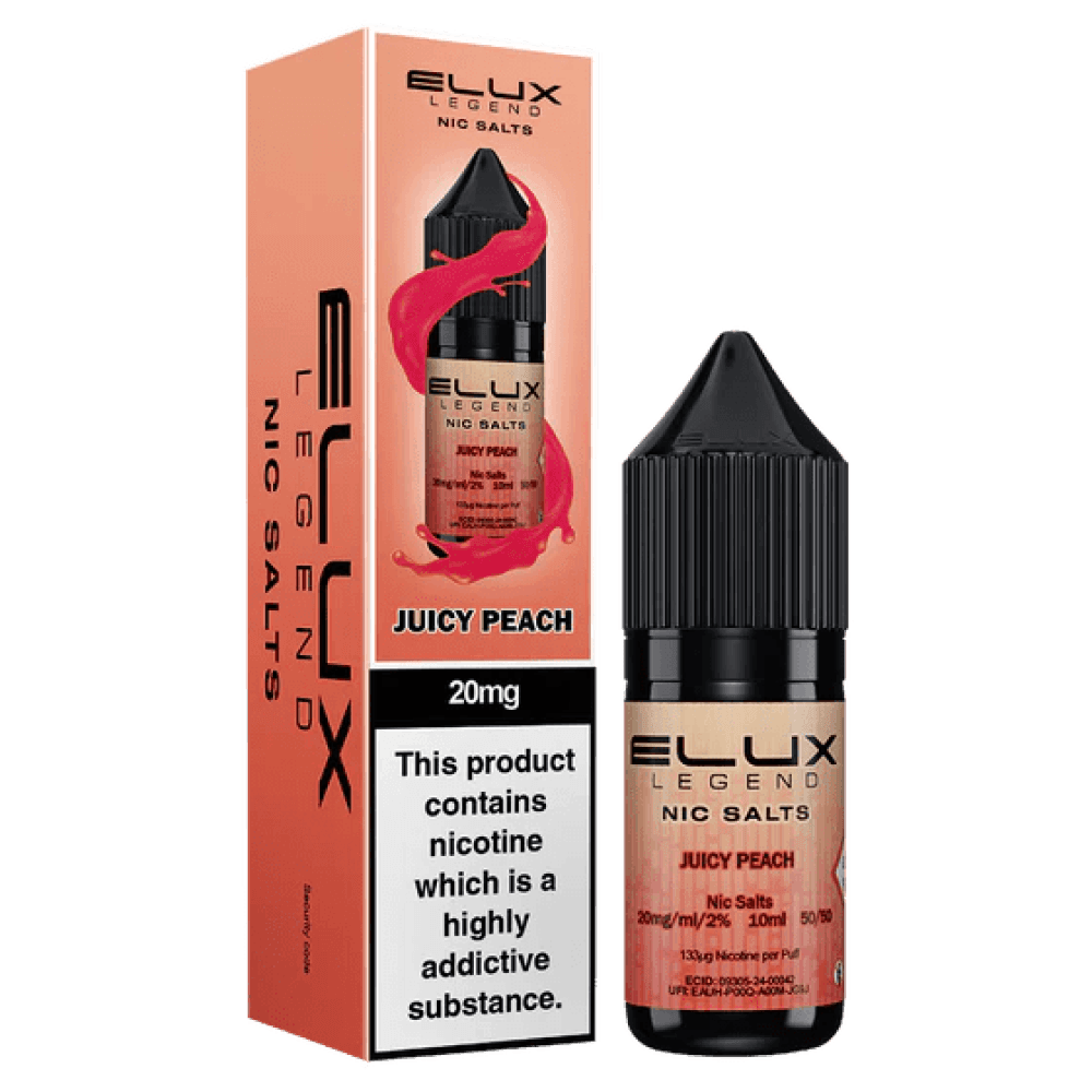 Elux Legend Nic Salts Liquid - Juicy Peach