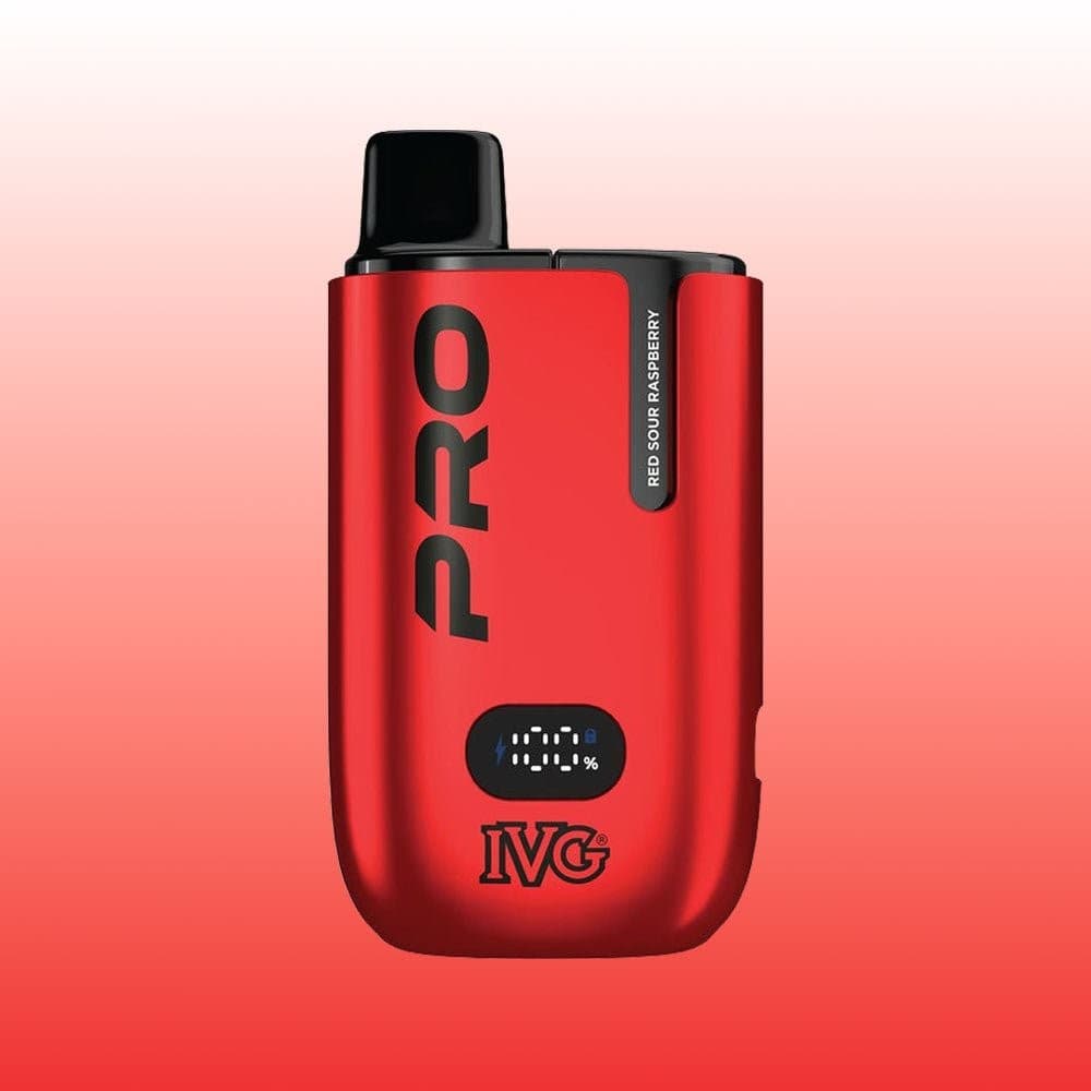 IVG Pro 10000 - Red Sour Raspberry - Pack of 5