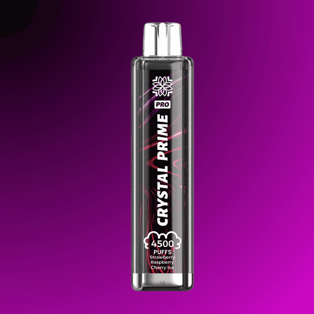 Crystal Prime Pro 4500 - Strawberry Raspberry Cherry Ice