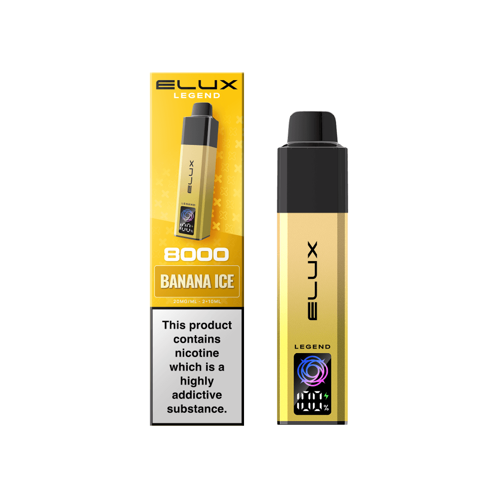  Banana Ice Elux Legend 8000 Pod Vape Kit Box of 5