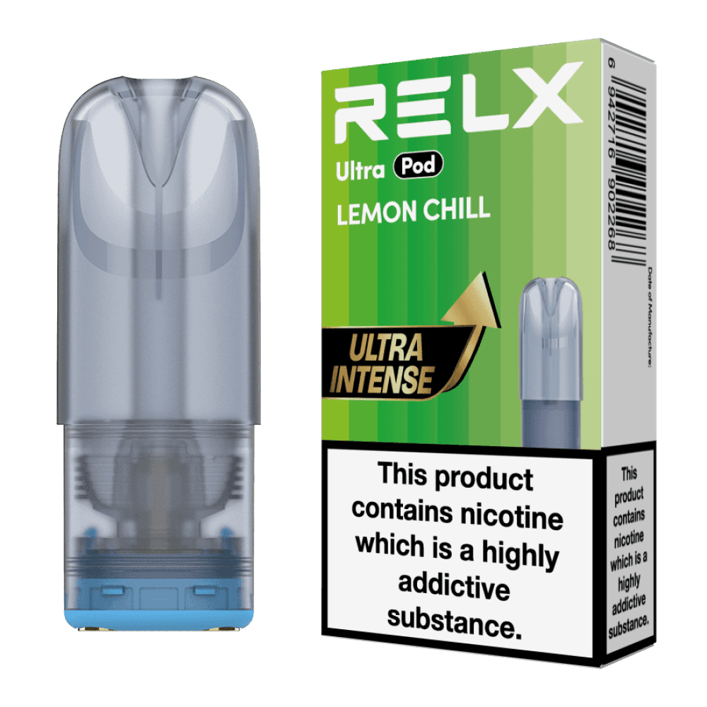  Lemon Chill Relx Ultra Refill Pods Pack of 5