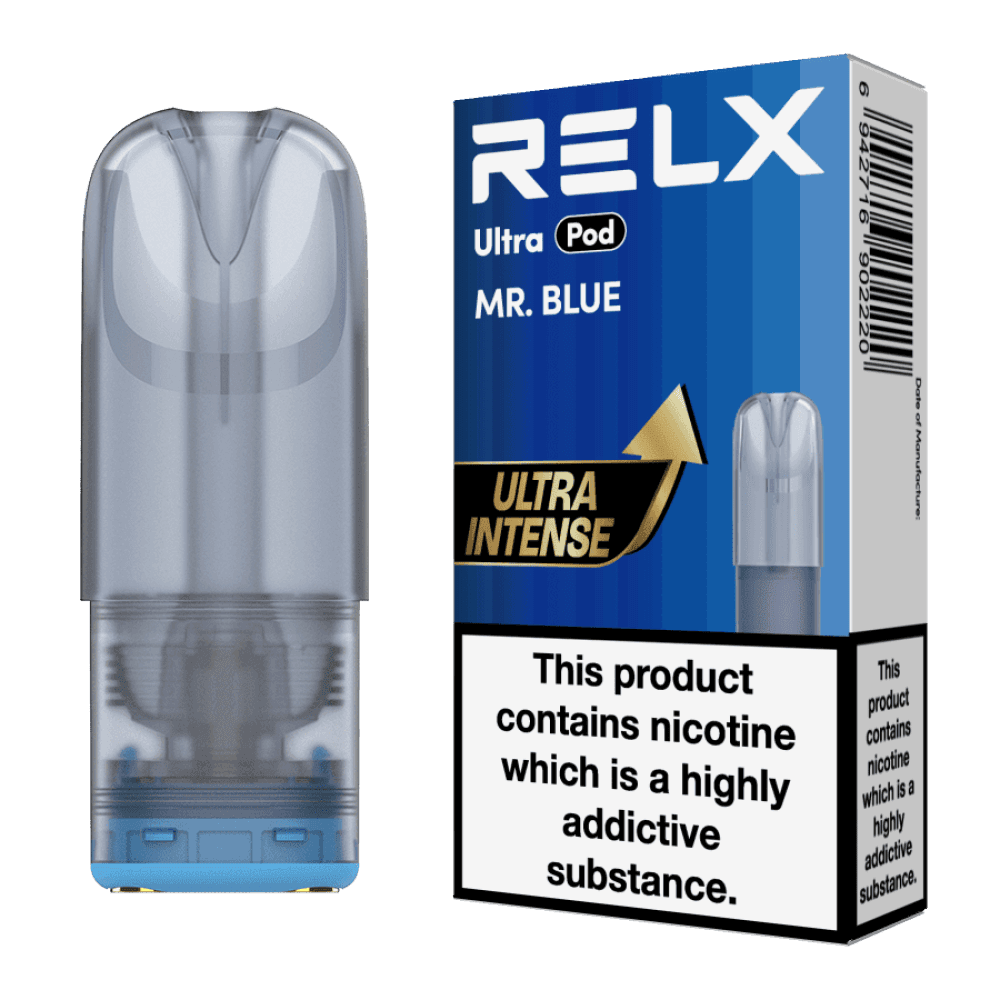  Mr Blue Relx Ultra Refill Pods Pack of 5