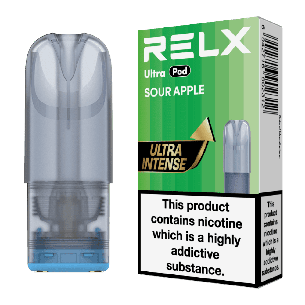  Sour Apple Relx Ultra Refill Pods Pack of 5