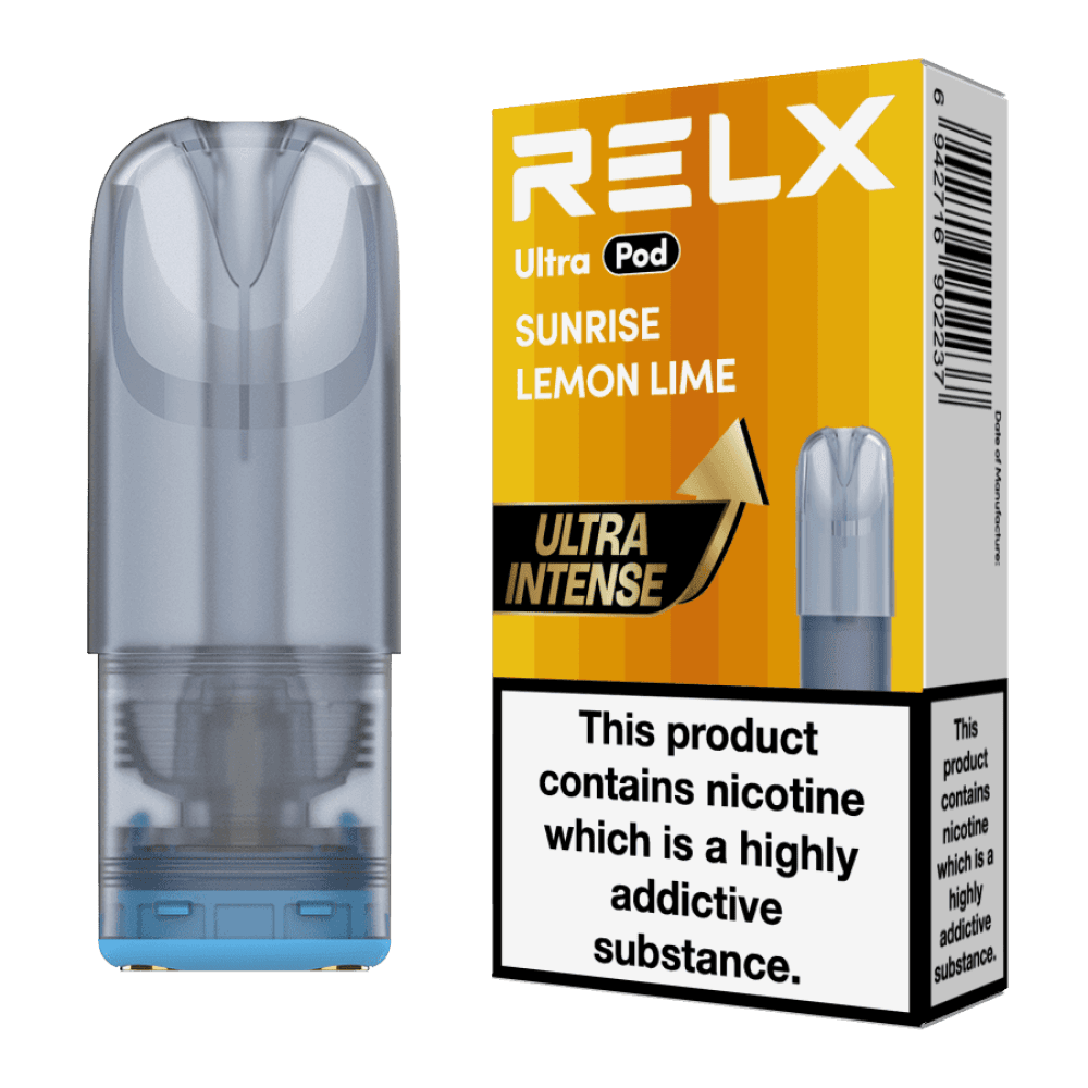  Lemon Lime Relx Ultra Refill Pods Pack of 5