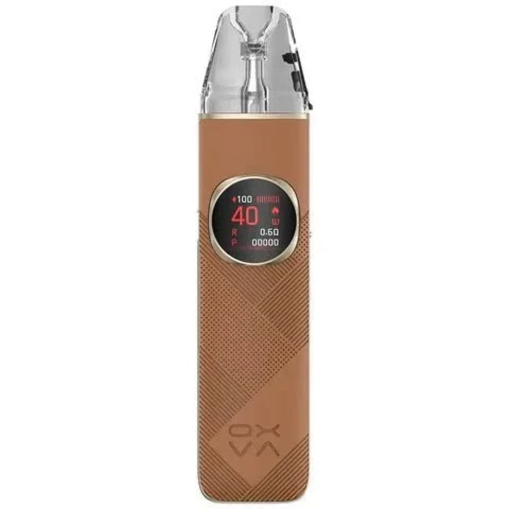  Bright Brown Leather Oxva NeXlim 2 Vape Pod Kit