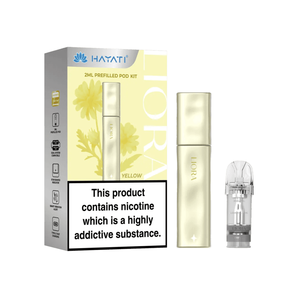  Yellow Hayati Liora Pod Vape Kit