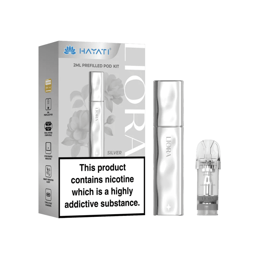  Silver Hayati Liora Pod Vape Kit