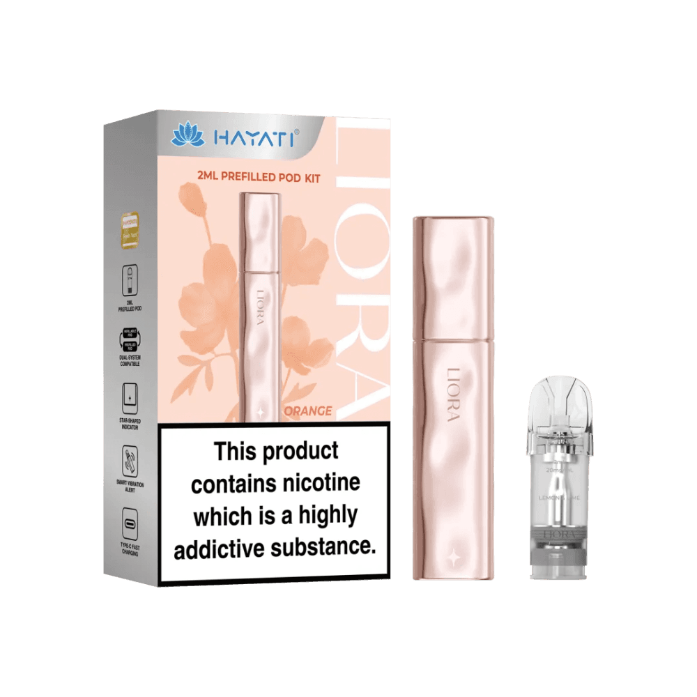  Orange Hayati Liora Pod Vape Kit