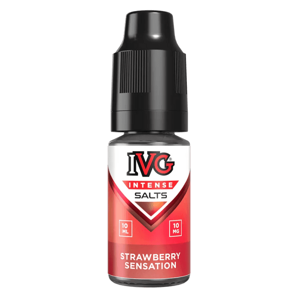  10mg IVG Intense Nic Salt - Strawberry Sensation - 10 Pack