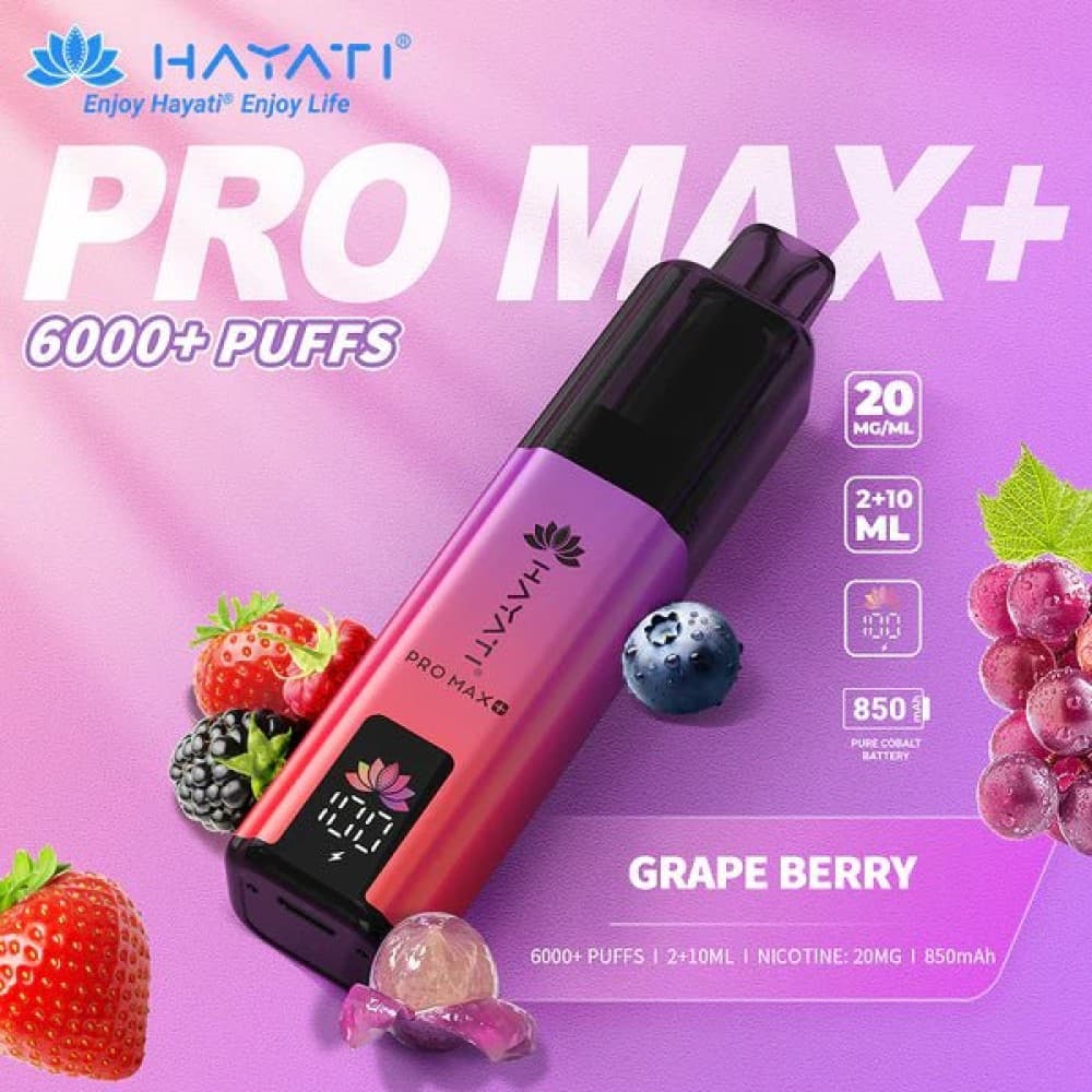 Hayati Pro Max+ 6000 Puffs - Blackcurrant Lemonade