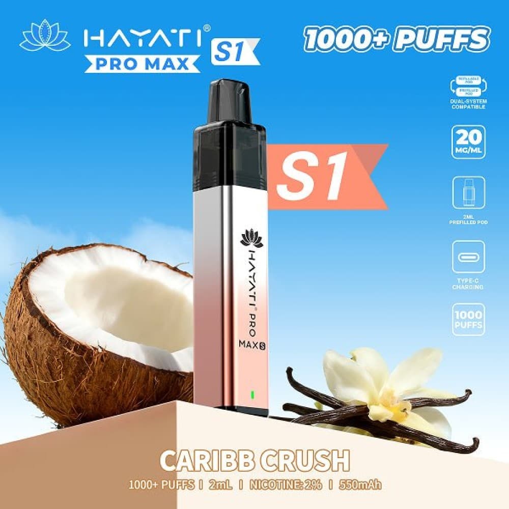 Hayati Pro Max S1 - Caribb Crush - 10Packs